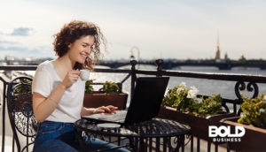 A remote working living the donut effect