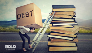 debt causing the declining value of college degrees