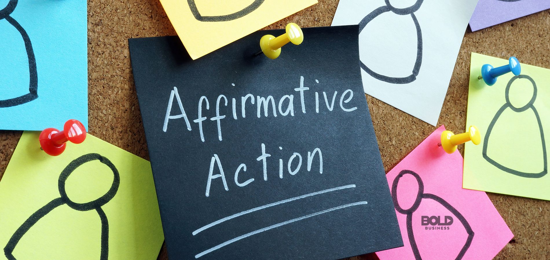 A sign showing Affirmative Action in the workplace