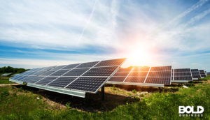 clean energy future via solar panels