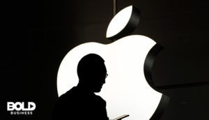 a silhouette of the secret of apple's success 