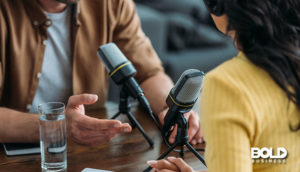 a dude talking podcast listener metrics