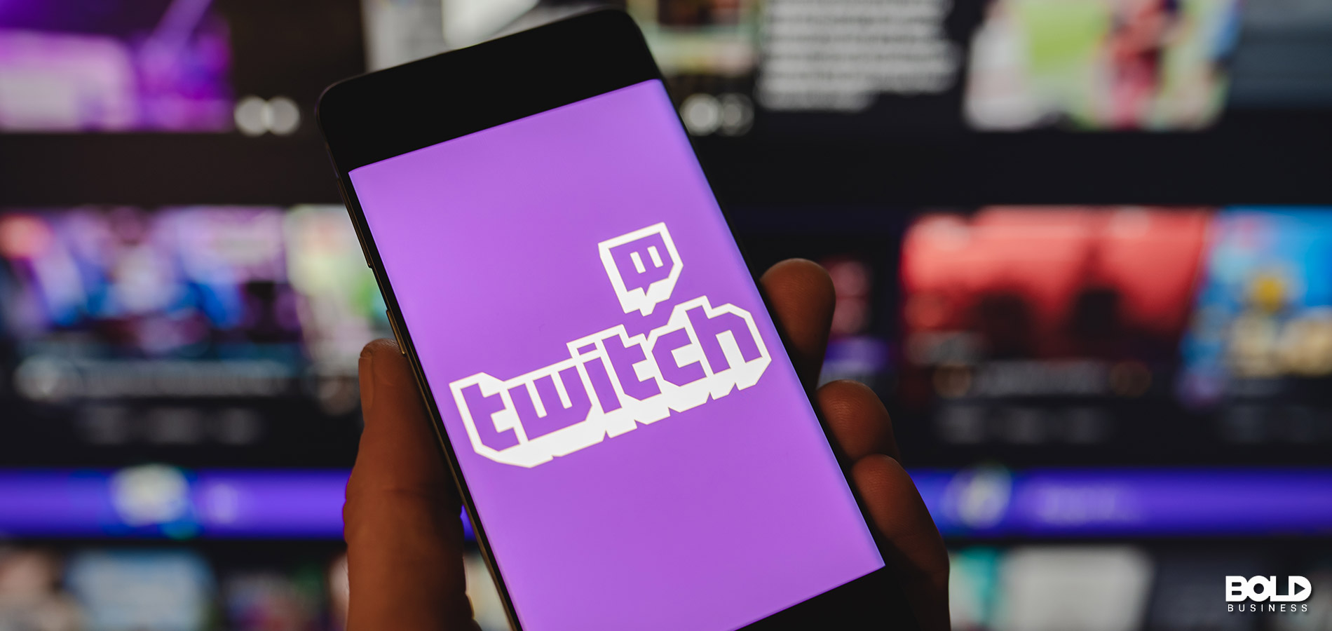 Twitch’s live game streaming on a smartphone
