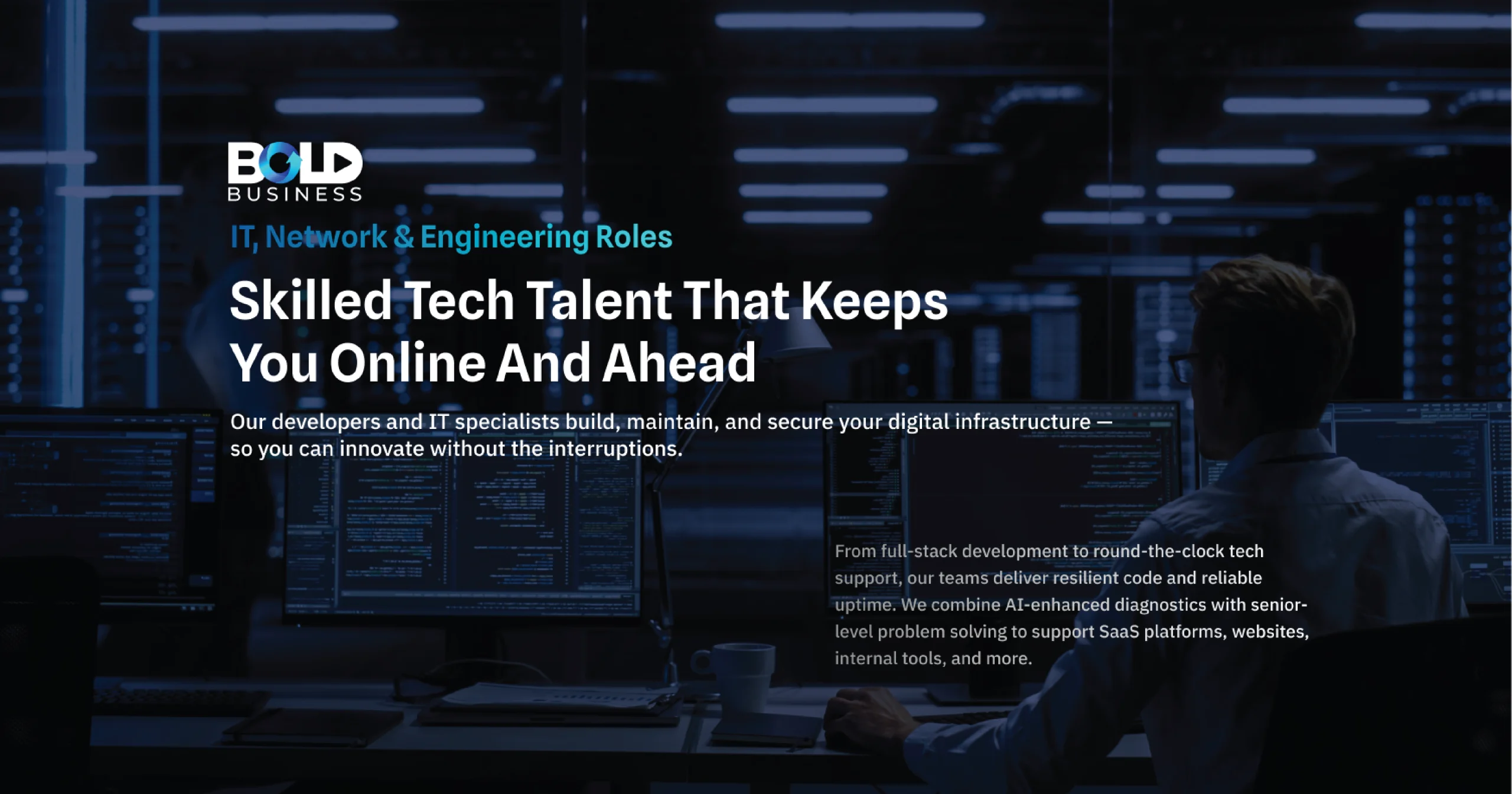 IT & Network Engineering Staffing | Bold Business Remote Tech Support